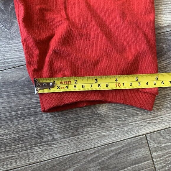 Vintage Fruit Of The Loom Polo Shirt Mens M Red 90s Cuba Guardala Vaca - Picture 6 of 11